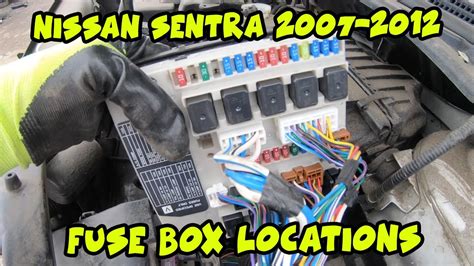 2007 nissan sentra battery junction box location|2012 Nissan Sentra fuse diagram.